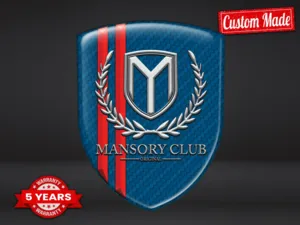 Mansory Loghi Silicone Auto Resistenti Limitati Alta Qualità